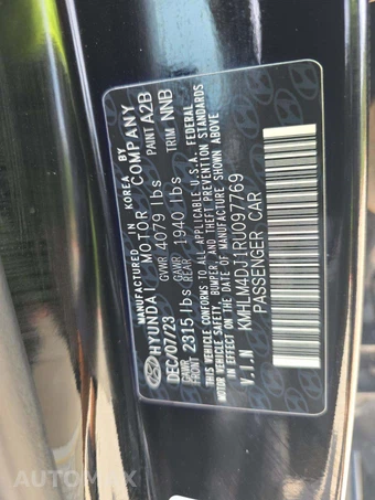 2024 Hyundai Elantra Hybrid Blue - miniatura 2