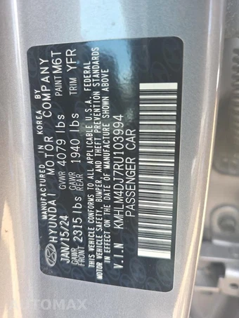 2024 Hyundai Elantra Hybrid Blue - miniatura 17