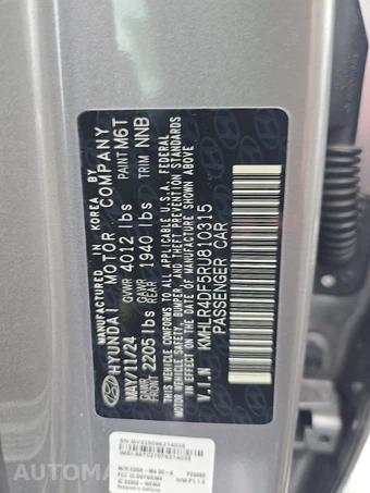 2024 Hyundai Elantra N Line - miniatura 14