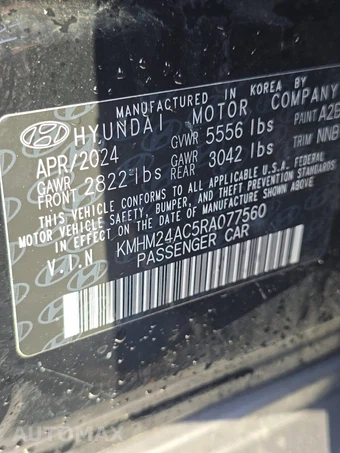 2024 Hyundai IONIQ 6 SE - miniatura 14