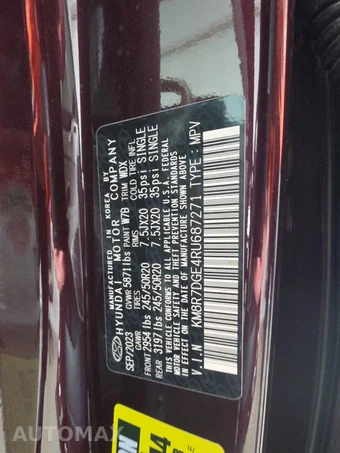 2024 Hyundai Palisade Calligraphy - miniatura 15