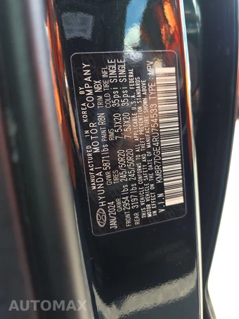 2024 Hyundai Palisade Calligraphy – miniatura 10