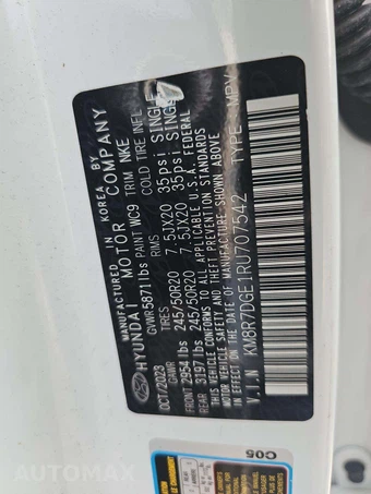 2024 Hyundai Palisade Calligraphy Night Edition – miniatura 5