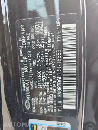 2024 Hyundai Palisade Calligraphy Night Edition – miniatura 5