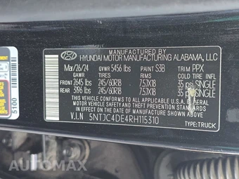 2024 Hyundai Santa Cruz SEL Crew Cab Short Bed - miniatura 14