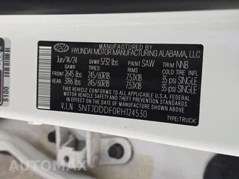 2024 Hyundai Santa Cruz XRT Crew Cab Short Bed - miniatura 14