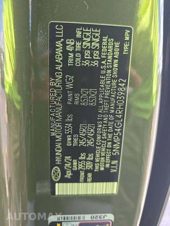 2024 Hyundai Santa Fe Calligraphy - miniatura 2