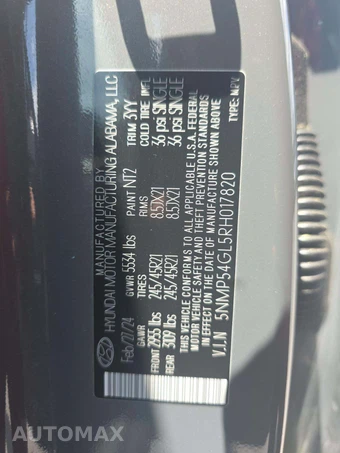 2024 Hyundai Santa Fe Calligraphy - miniatura 2