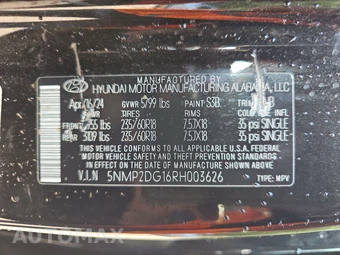2024 Hyundai Santa Fe Hybrid SEL - miniatura 15