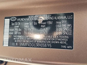 2024 Hyundai Santa Fe Limited - miniatura 14