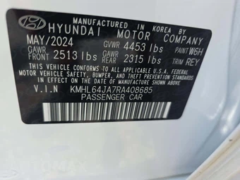 2024 Hyundai Sonata SEL - miniatura 2