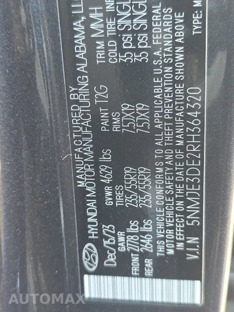 2024 Hyundai Tucson Limited - miniatura 14