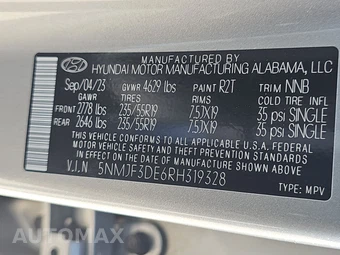 2024 Hyundai Tucson SEL - miniatura 10