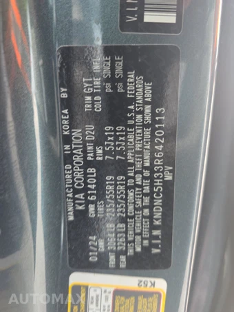2024 Kia Carnival MPV EX 121.7" WB - miniatura 14