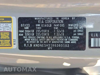 2024 Kia Carnival MPV SX 121.7" WB - miniatura 5