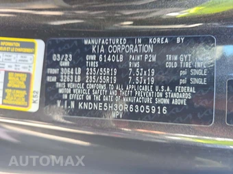 2024 Kia Carnival MPV SX Prestige 121.7" WB - miniatura 5