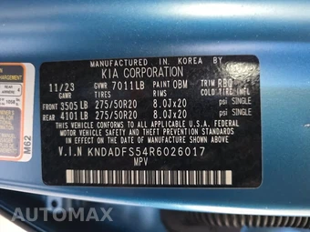2024 Kia EV9 Land - miniatura 15