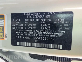 2024 Kia EV9 Land - miniatura 15