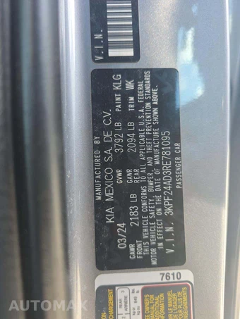 2024 Kia Forte LXS – miniatura 2