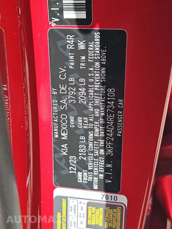 2024 Kia Forte LXS – miniatura 14