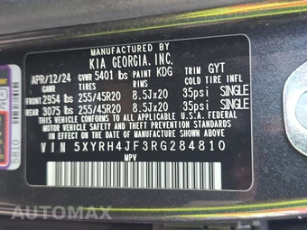 2024 Kia Sorento EX - miniatura 15