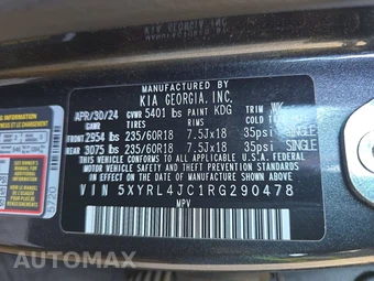 2024 Kia Sorento S - miniatura 15