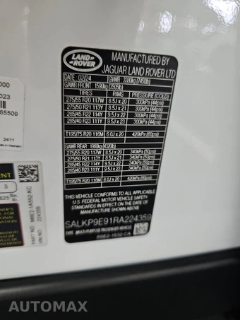 2024 Land Rover Range Rover SE – miniatura 14