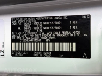 2024 Lexus RX 500h F SPORT Performance - miniatura 45