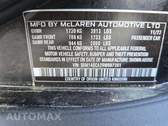 2024 McLaren 750S Spider Convertible - miniatura 2