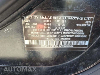 2024 McLaren 750S Spider Convertible – miniatura 2