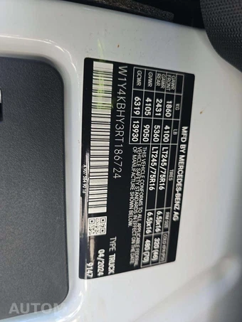 2024 Mercedes-Benz Sprinter 2500 Cargo Van 144.0" WB – miniatura 5