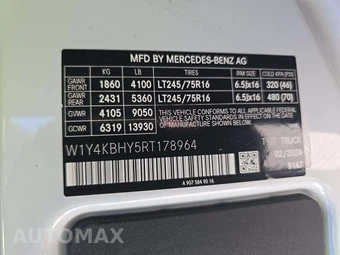 2024 Mercedes-Benz Sprinter 2500 Cargo Van 144.0" WB – miniatura 2
