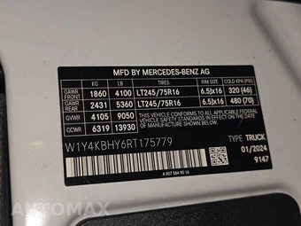 2024 Mercedes-Benz Sprinter 2500 Cargo Van 144.0" WB – miniatura 14