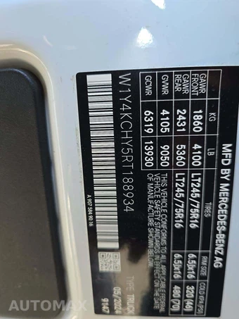 2024 Mercedes-Benz Sprinter 2500 Cargo Van High Roof 170.0" WB – miniatura 5