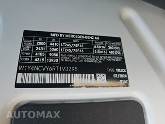 2024 Mercedes-Benz Sprinter 2500 Cargo Van High Roof 170.0" WB - miniatura 15