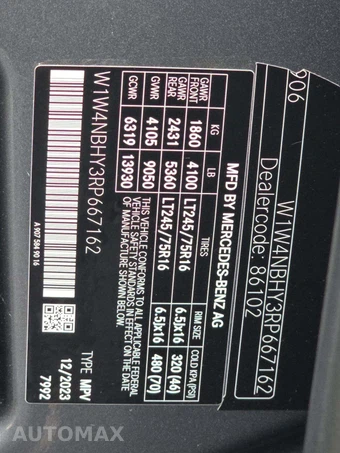 2024 Mercedes-Benz Sprinter 2500 Crew Van 144.0" WB – miniatura 5