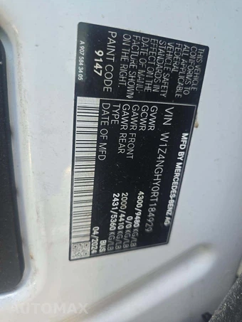 2024 Mercedes-Benz Sprinter 2500 Passenger Van 170.0" WB – miniatura 5