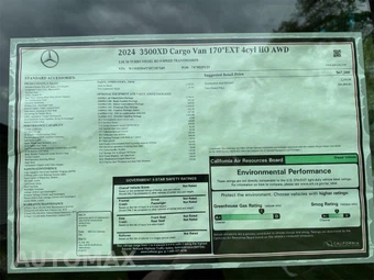 2024 Mercedes-Benz Sprinter 3500XD Cargo Van DRW High Roof 170.0" WB - miniatura 28