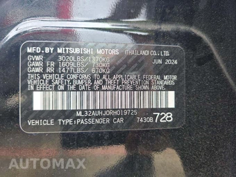 2024 Mitsubishi Mirage ES – miniatura 5