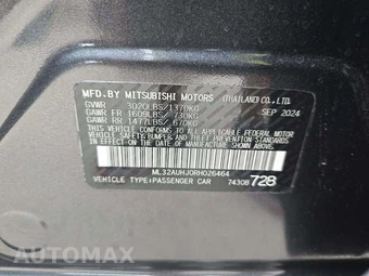 2024 Mitsubishi Mirage ES – miniatura 5