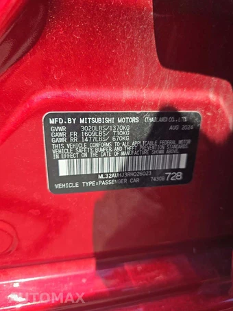 2024 Mitsubishi Mirage ES - miniatura 5