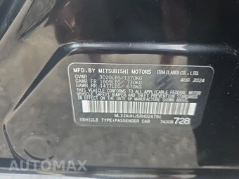 2024 Mitsubishi Mirage ES – miniatura 17