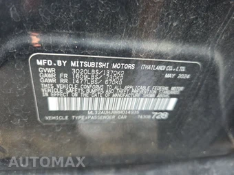 2024 Mitsubishi Mirage ES – miniatura 15