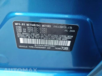 2024 Mitsubishi Mirage ES – miniatura 2
