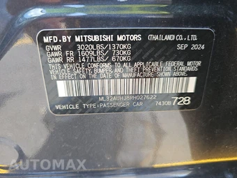 2024 Mitsubishi Mirage ES – miniatura 14