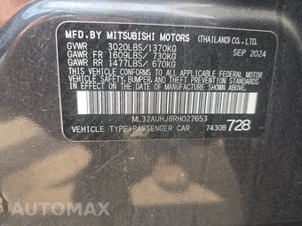 2024 Mitsubishi Mirage ES - miniatura 14
