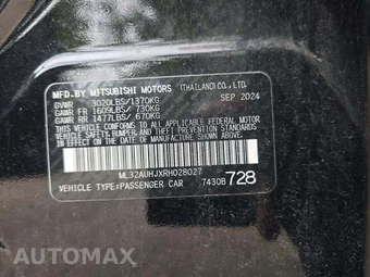 2024 Mitsubishi Mirage ES – miniatura 2
