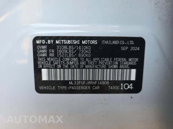 2024 Mitsubishi Mirage G4 Black Edition – miniatura 5