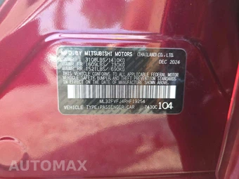 2024 Mitsubishi Mirage G4 SE – miniatura 5