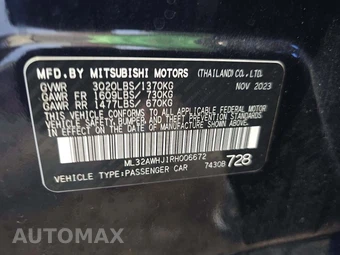 2024 Mitsubishi Mirage SE – miniatura 5